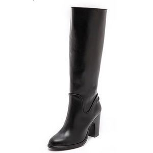 NEW Rag & Bone Lilford Tall Boot in Black Leather